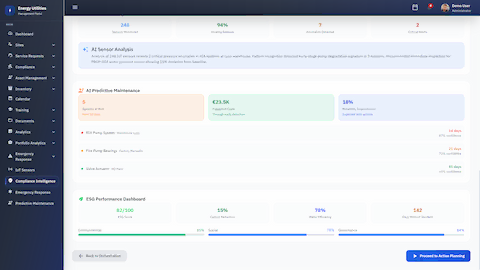 IoT Sensor Analysis and ESG Dashboard